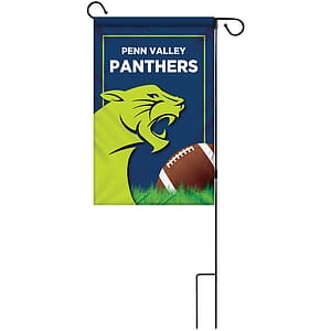 14" x 20" Custom Double Sided Garden Banner with Hardware