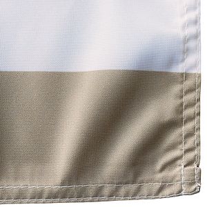 24 - Hour 14" x 20" Custom Single Reverse Knitted Polyester Golf Flag with Heading & Grommets