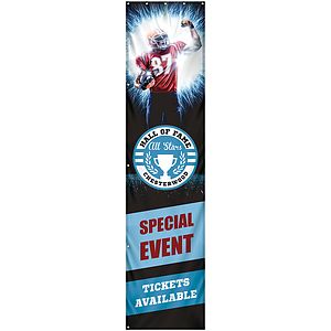 13' Giant Flagpole Replacement Banner Double Sided