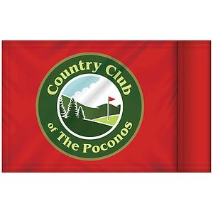 6" x 8" Double Sided Golf Flag with Tube