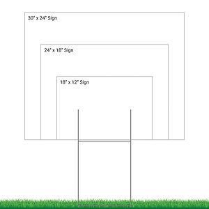 Medium Hardware for Corrugated Yard Signs