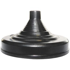 Weighted Black Stick Flag Base