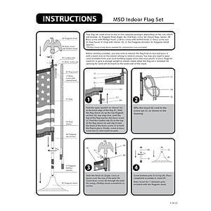 Indoor & Parade Telescopic Pole And Base Kit - 8ft