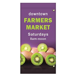 36" x 18" Custom Polyester Avenue Banner
