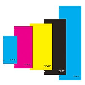 96" x 29" Custom Polyester Avenue Banner