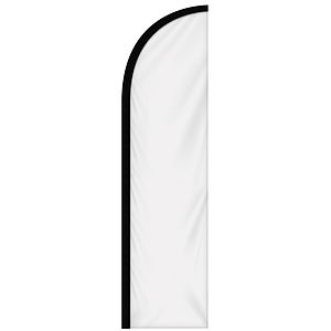8' Single Reverse Custom Portable Half Drop Banners