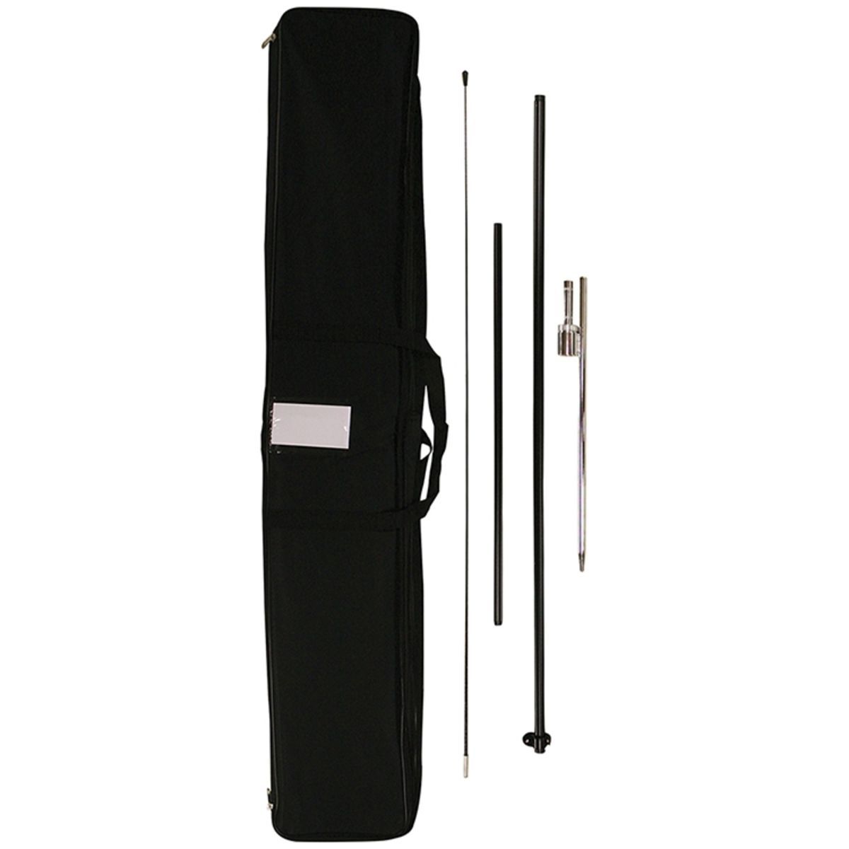 Promotional 6 double sided portable half drop banner w hardware set