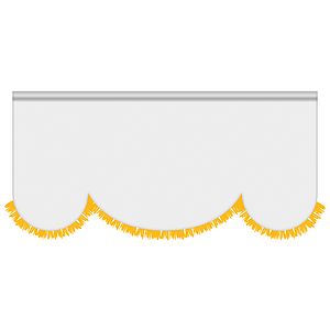 2.5' x 6' Parade Lead Banner with Fringe