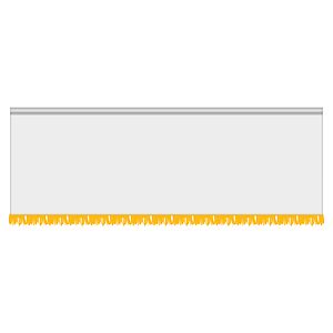 2.5' x 8' Parade Lead Banner with Fringe