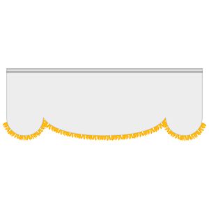 2.5' x 8' Parade Lead Banner with Fringe