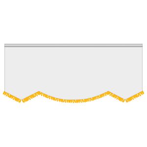 3' x 8' Parade Lead Banner with Fringe