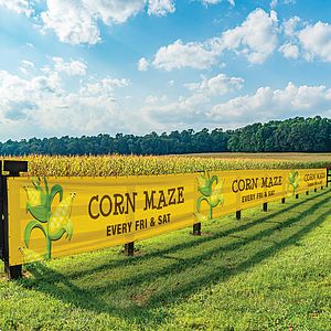 4' x 48' Premium Polyester Mesh Banner