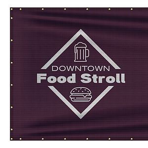 6' x 48' Premium Polyester Mesh Banner