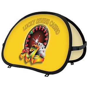 47" X 27.55" Horizontal Pop-up Banner