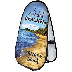 49.2" x 78.75" Vertical Pop-Up Banner