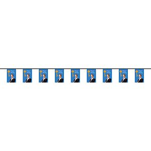 15' PVC Rectangular Pennant Strings