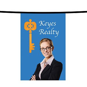 15' PVC Rectangular Pennant Strings