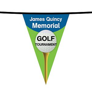 30' PVC Triangular Pennant Strings