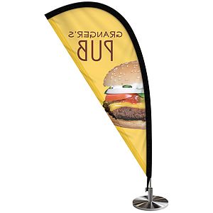Mini Desktop Teardrop Banner