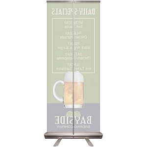 32" x 79" Custom Digitally Printed Retractable Banner Stand