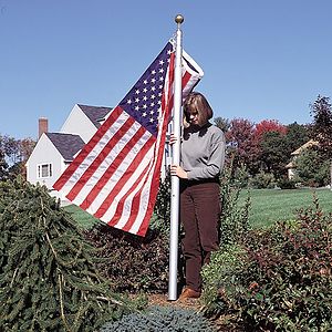 20' Aluminum Telescoping Flagpoles
