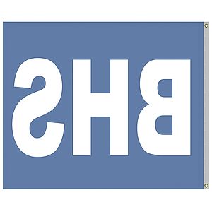 5' x 6' Nylon Three Letter School Spirit Flags