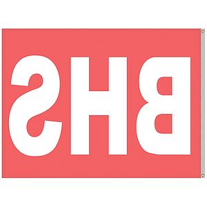 6' x 8' Nylon Three Letter School Spirit Flags