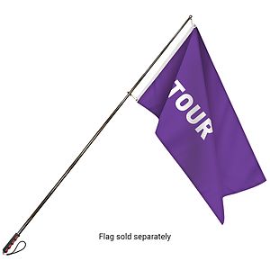 Handheld Telescopic Flagpole - Red Handle