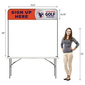 6' Table Top Hardware & Small Banner Kit