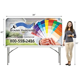 8' Table Top Hardware & Medium Banner Kit