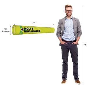 10" x 36" Custom Digitally Printed Knitted Polyester Windsocks