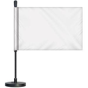 Custom Magnetic Car Flag Kit - Double Sided