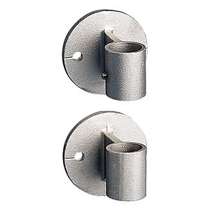 9' Vertical Wall Mounted Flagpole Set with Brackets