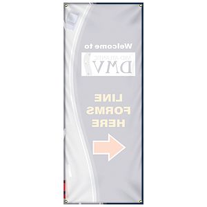 60" x 24" X-Banner Replacement Banner (Polyester Banner Only)