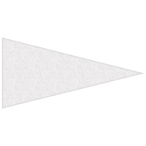 2.25" x 4.5" Custom Printed Mini Magnetic Felt Pennant