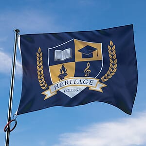 4' x 6' Digitally Printed Single Reverse Spun Polyester Flag