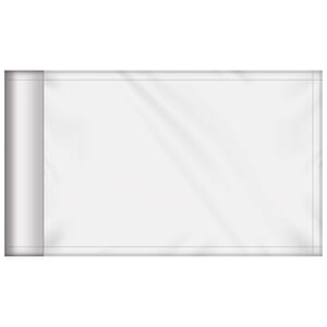 9" X 6" Double Sided Rectangle Ski Pole Flag