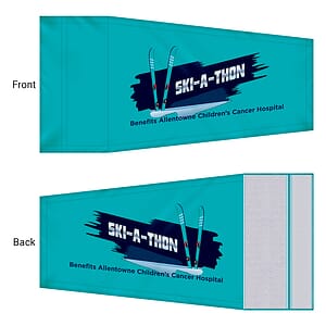 9" X 6" Double Sided Tapered Ski Pole Flag
