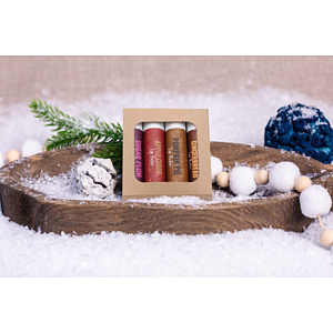 Limited Edition Holiday Lip Balm 4-Pack Set