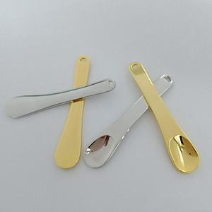Mini Cosmetic Spatula Scoop Metal Spoon Tool