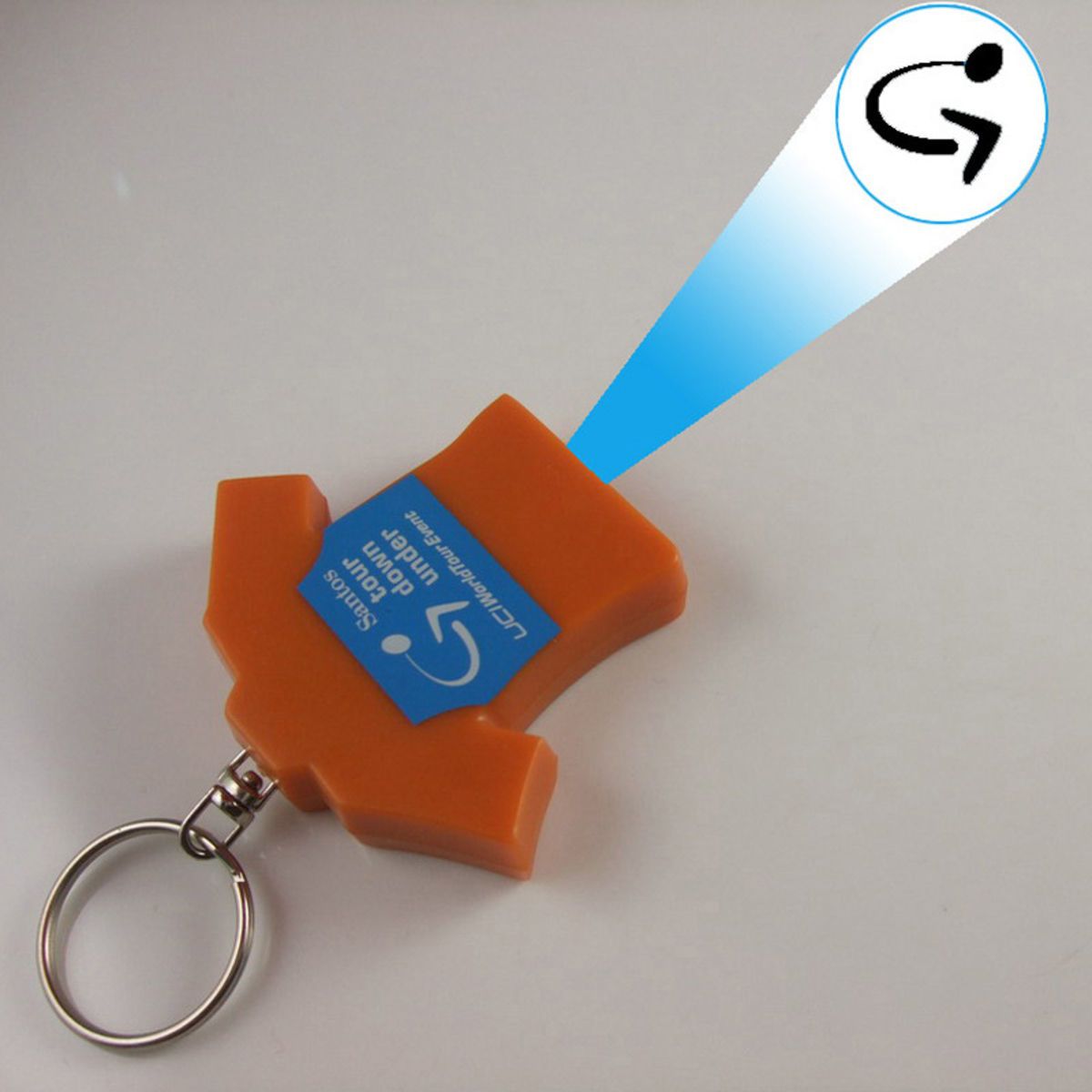 T-shirt Led Logo Projector Key Chain