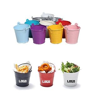 Mini Flower Planter Plant Pots Metal Pail Iron