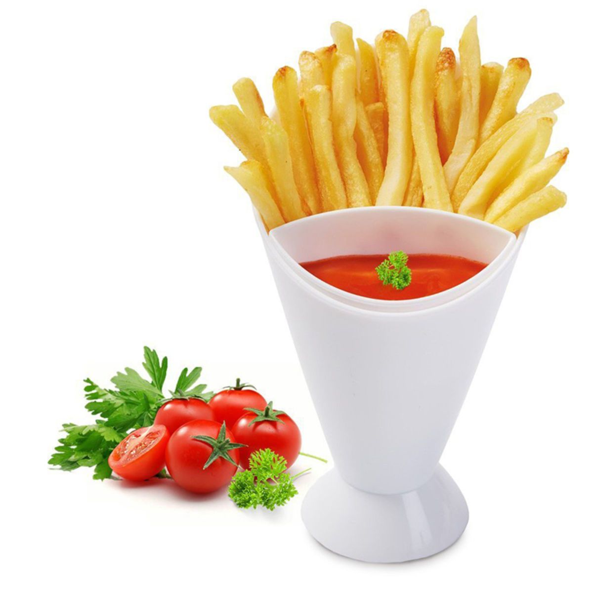 Kitchen Potato Tool Tableware French Fry Cone with Remove