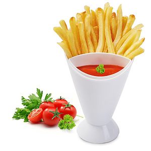 Kitchen Potato Tool Tableware French Fry Cone with Remove