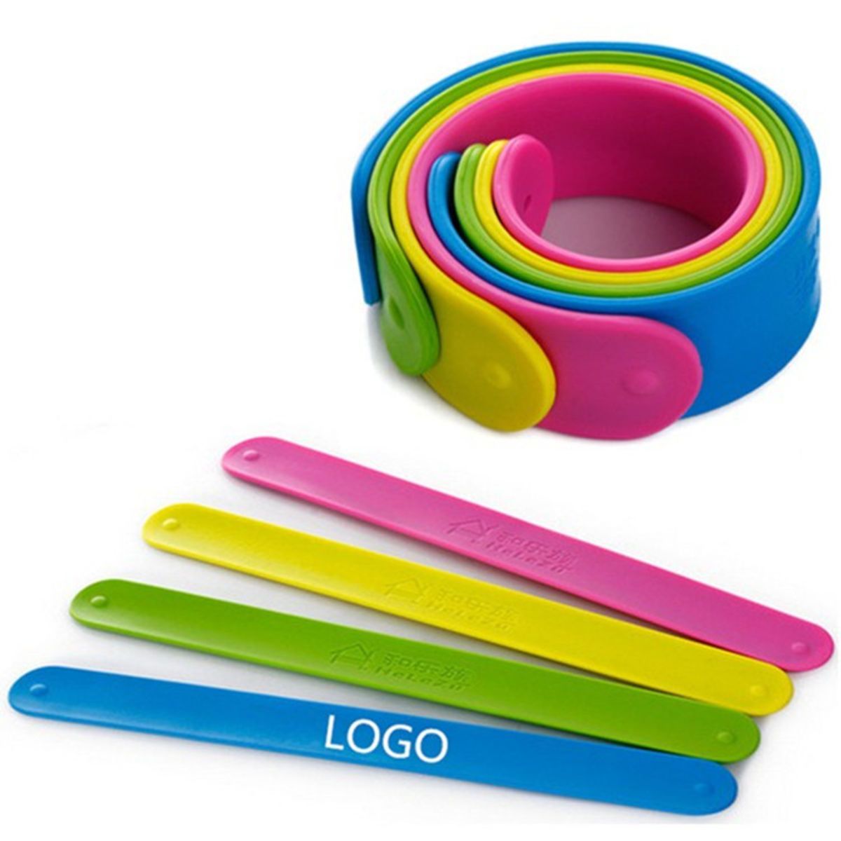 Silicone Slap Wristband/bracelet