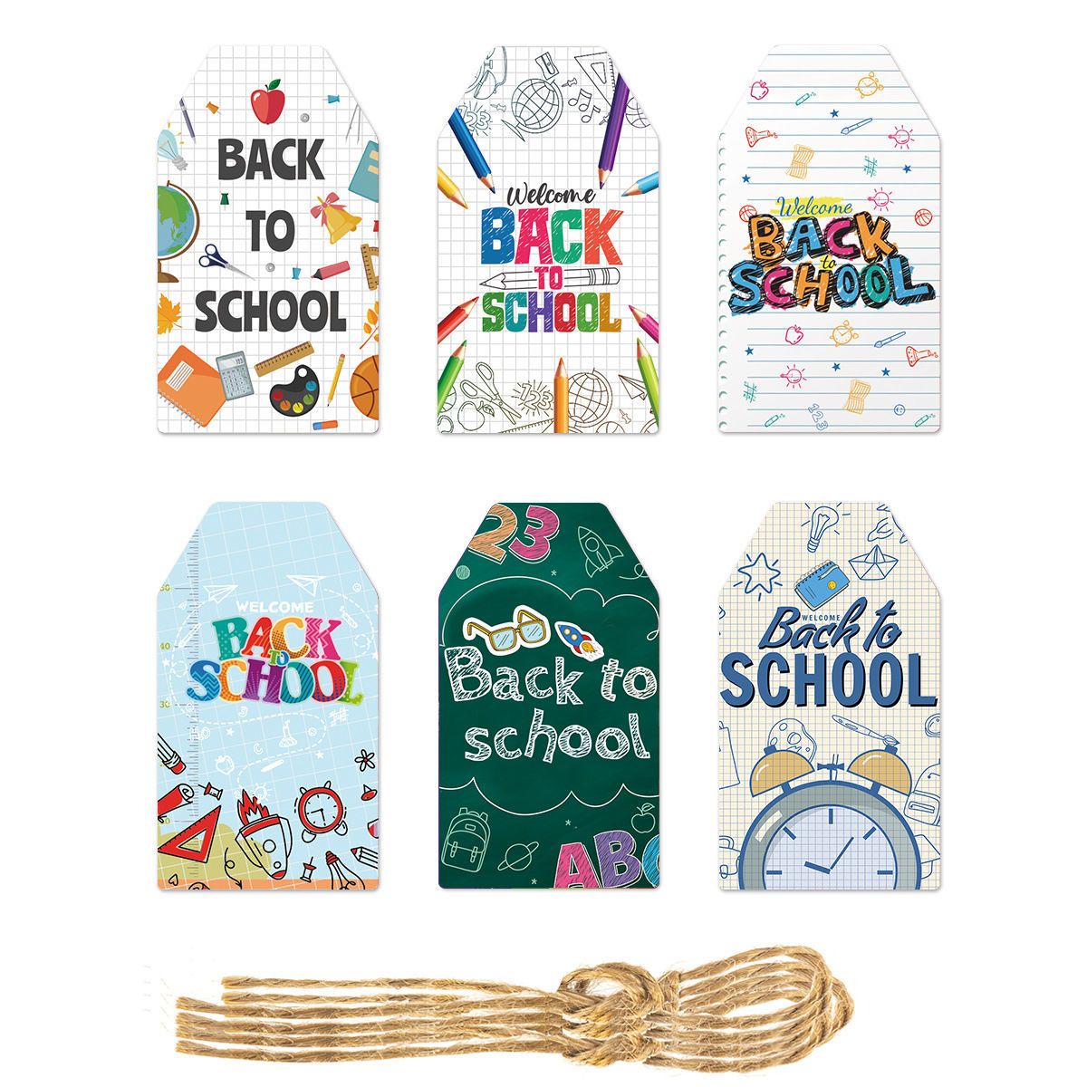 60pcs 1.57" x 2.15" Paper Gift Tag