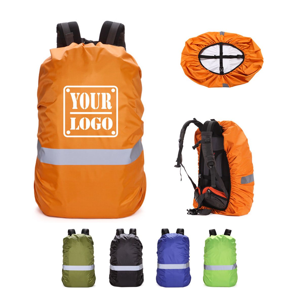 Reflective Waterproof Backpack Cover