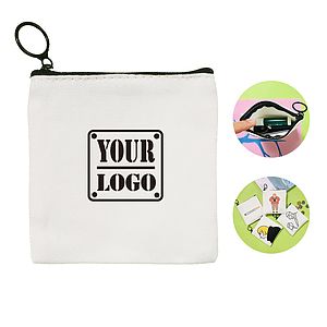 Mini Canvas Coin Pouch