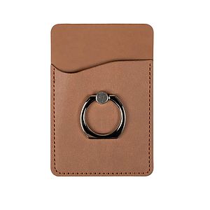 Cell Phone Wallet w Ring Phone Stand