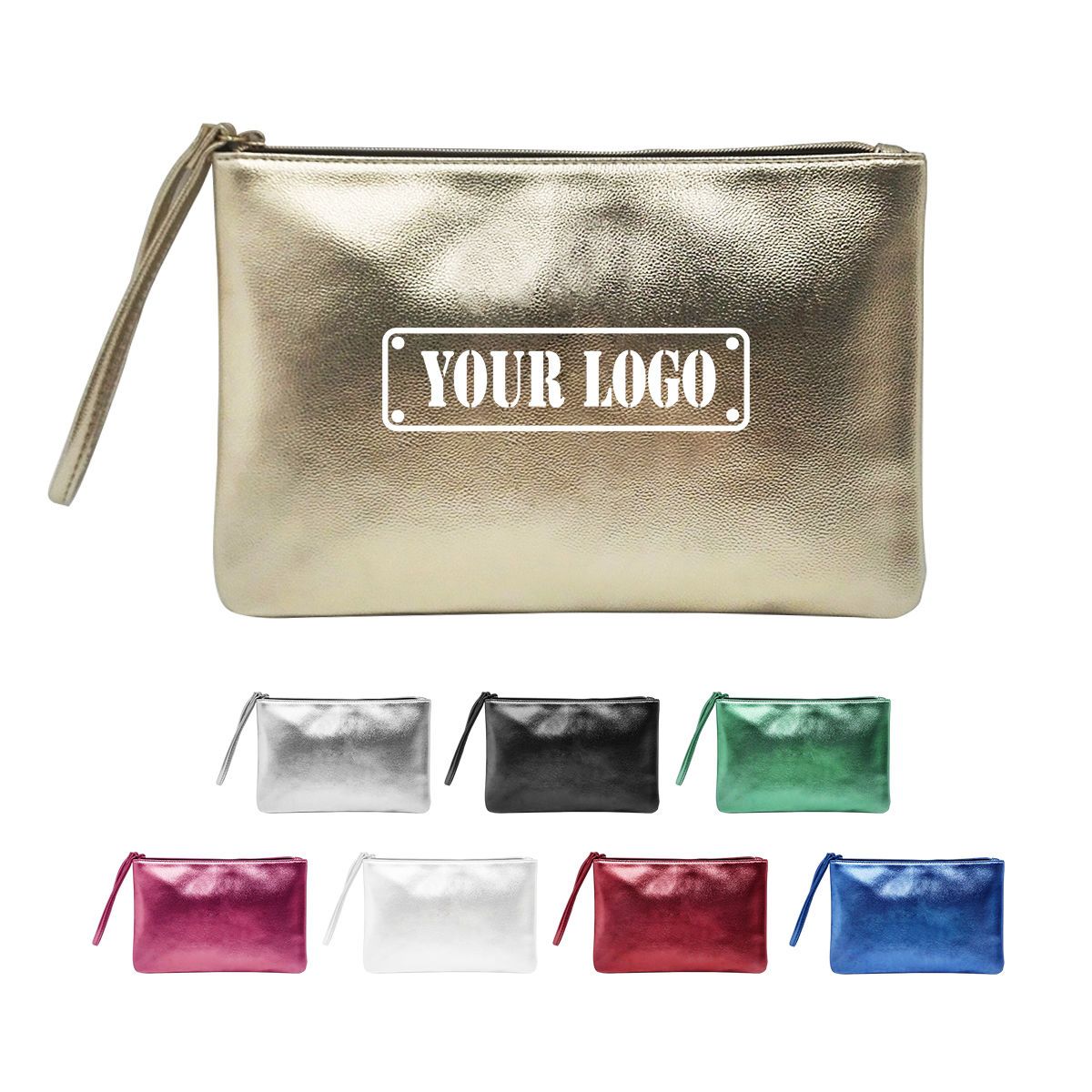 Metallic PU Cosmetic Bag
